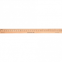Westcott&reg; Ruler 30cm Flat Edge Wood