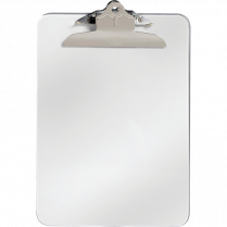 Westcott&reg; Plastic Clipboard Letter Clear