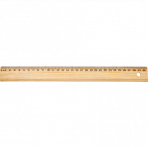 Westcott&reg; Wooden Ruler 12" / 30cm