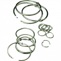 Westcott&reg; Loose-Leaf Rings Assorted Sizes 15/pkg