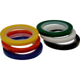 CThru&reg; Artist Tape 1/8" x 27' Assorted Colours 6/pkg