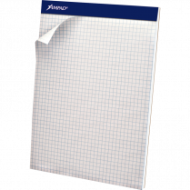 Ampad&trade; Perforated Pad Quad 8-1/2" x 11-3/4" 50shts