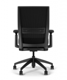 SitOnIt Amplify Mid Back Chair w Adjustable Lumbar Black Mesh