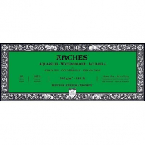 Arches Watercolour Block Cold Pressed 140lb Natural White 4" x 10" 20sheets