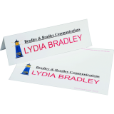 Avery&reg; Tent Cards Large 11" x 3-1/2" White 50/box