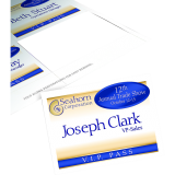 Avery&reg; Name Badge Card Refills 4" x 3" White 300/box