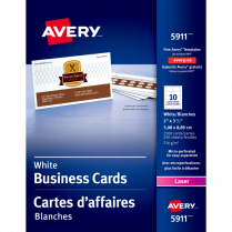Avery&reg; Business Cards Laser White 2,500/box