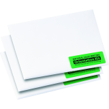 Avery&reg; Neon High Visibility Labels 2-5/8" x 1" Laser Green 750/box
