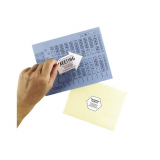 Avery&reg; Removable I.D. Labels 8-1/2" x 11" White 10/pkg