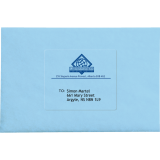 Avery&reg; Easy Peel&reg; Clear Address Labels 3-1/3" x 4" 60/pkg