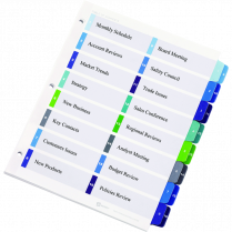Avery&reg; Ready Index&reg; Table of Contents Double Column Dividers 1-16 11" x 8-1/2