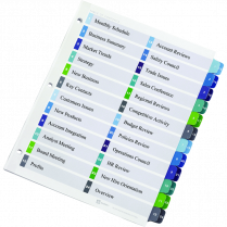 Avery&reg; Ready Index&reg; Table of Contents Double Column Dividers 1-24 11" x 8-1/2