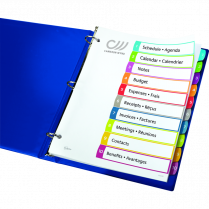 Avery&reg; Ready Index&reg; Customizable Table of Contents Dividers 1-10 Tabs
