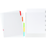 Avery&reg; Clear Easy View Dividers 5 Tabs