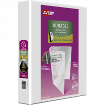 Avery&reg; Durable View Presentation Binder 1-1/2"  White