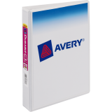 Avery&reg; Durable View Binders 1" Capacity 8-1/2" x 5-1/2" White