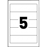 Avery&reg; Print or Write Multi-Purpose Removable Labels 1" x 3" 125/pkg