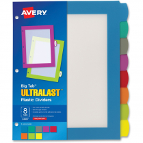 Avery Big Tab UltraLast Dividers 8 Tabs