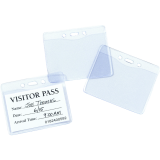 Avery&reg; Heavy Duty Name Badge Holders Horizontal 3&rdquo; x 4&rdquo; 25/pkg