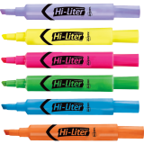 Avery&reg; HI-LITER&reg; Chisel Tip Fluorescent Blue 12/box