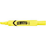 Avery&reg; HI-LITER&reg; Chisel Tip Fluorescent Yellow 12/box