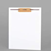 Acme Visible File Backer wFastener 8-1/2" x 11" 100/box