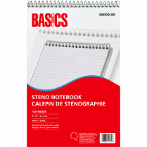 Basics&reg; Steno Notebook 6" x 9" 120 pages
