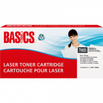Basics&reg; Remanufactured Toner Cartridge (Brother TN650) HY Black