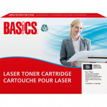 Basics&reg; Remanufactured Toner Cartridge (HP 55A) Black
