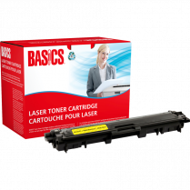 Basics&reg; Remanufactured Toner Cartridge High Yield (Brother #TN225Y) Yellow
