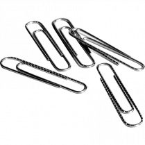 Basics&reg; Paper Clips #1, 1-1/4" Corrugated 100/box x 10 boxes/pkg