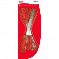 Basics&reg; All Purpose Scissors 8" Bent Handle 3/pkg