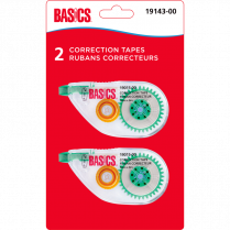 Basics&reg; Correction Tape 2/pkg