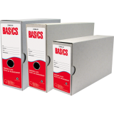 Basics&reg; Recycled Binding Cases Legal 6/pkg