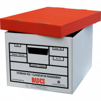 Basics&reg; Quick Set-up Storage Boxes 12" x 15" x 10" 12/ctn