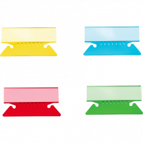 Basics&reg; Flexible Tabs 2" Assorted Colours 25/pkg
