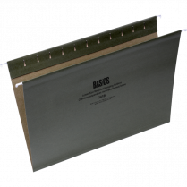 Basics&reg; Recycled Hanging Folders Letter Green 50/box