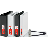 Basics&reg; Customizable D-Ring Binder 1" Black