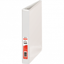 Basics&reg; Customizable D-Ring Binder 1" White