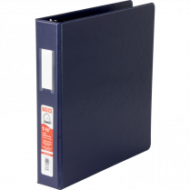 Basics&reg; D-Ring Binder 1-1/2" Blue