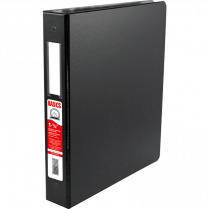 Basics&reg; Round Ring Binder 1-1/2" Black