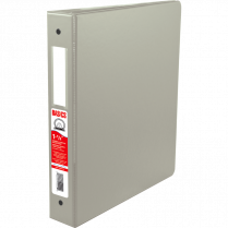 Basics&reg; Round Ring Binder 1-1/2" Grey