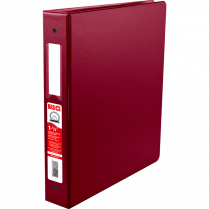 Basics&reg; Round Ring Binder 1-1/2" Burgundy