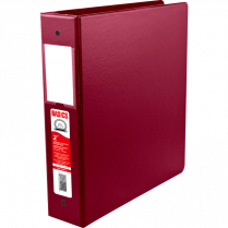 Basics&reg; Round Ring Binder 2" Burgundy
