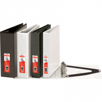 Basics&reg; Customizable D-Ring Binder 2" Black