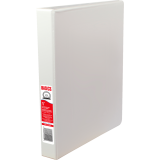 Basics&reg; Customizable Round Ring Binder 1" White