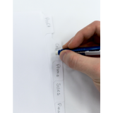 Basics&reg; Erasable Tab Index Dividers White 5 Tabs