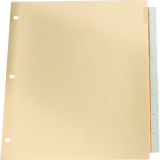 Basics&reg; Insertable Indexes Clear 8 Tabs
