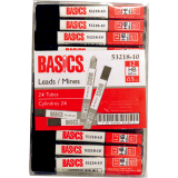 Basics&reg; Pencil Leads 0.5 mm HB 24 Tubes/box