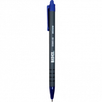 Basics&reg; Retractable Ball Point Pen Medium Blue 12/box
